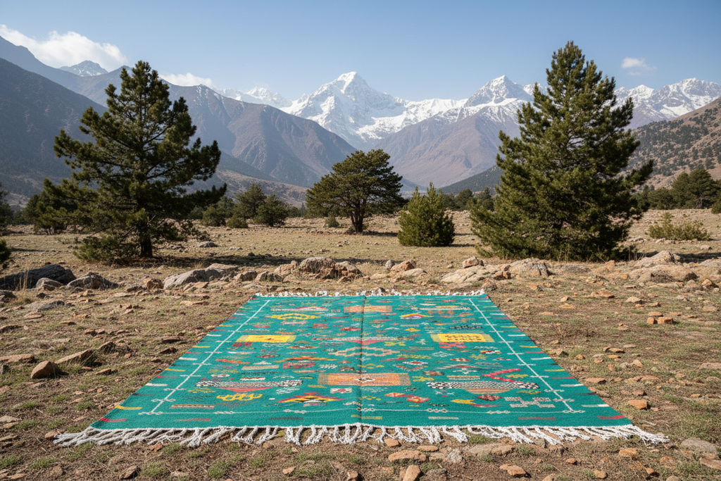 Kilim en montagne