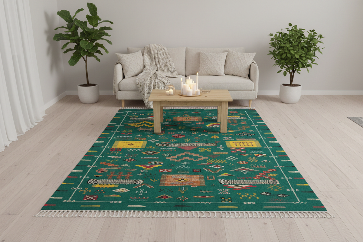 Kilim style scandinave