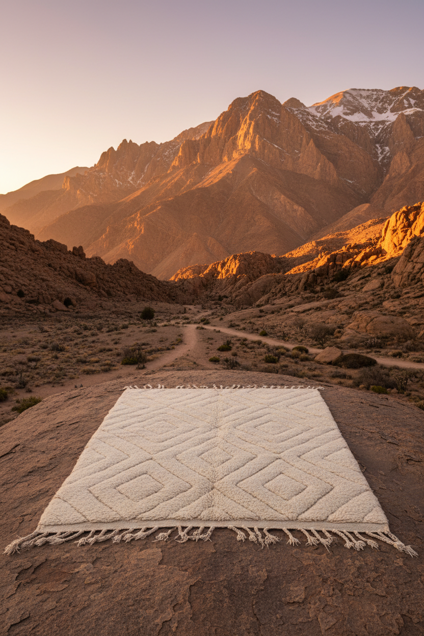 Tapis dans les montagnes
